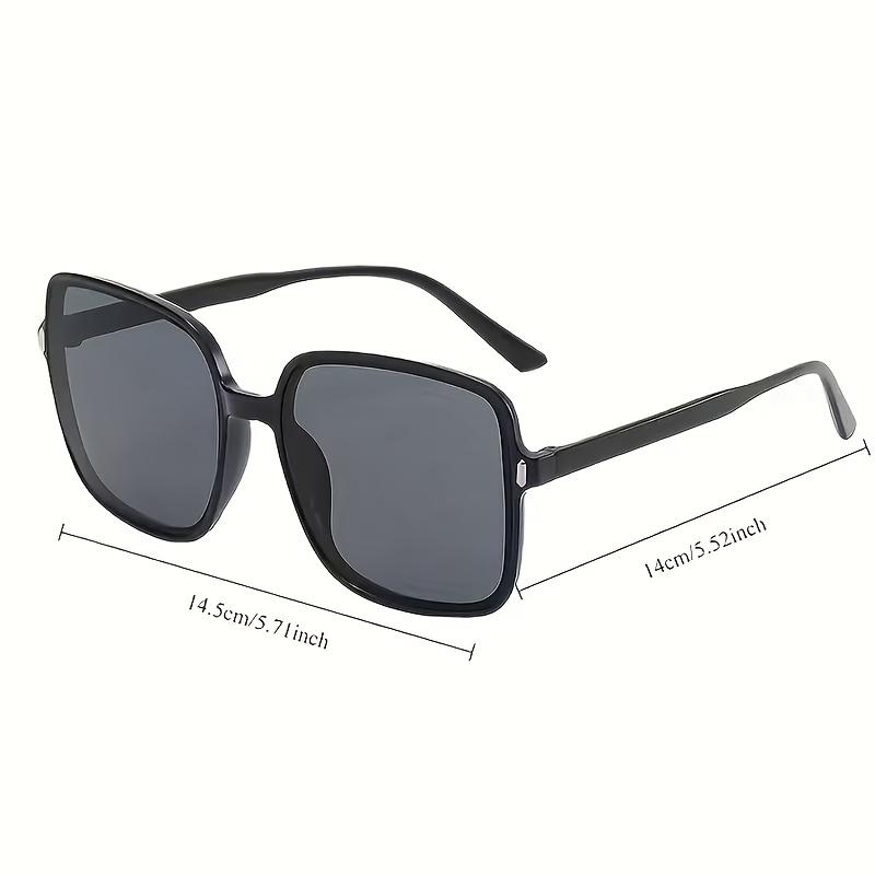 Three Pairs of Classic Box Y2K Solid Color Neutral Fashion Glasses