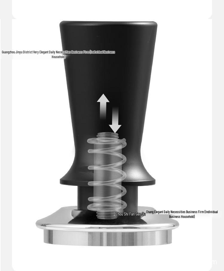 Federbelasteter Verstellbarer Kaffeetamper aus Edelstahl