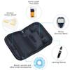 Prerequisites Glucose Test Set Travel Case With Protective Dividers Waterproof Fabric For Diabetic Management Essentials