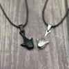 Men's Shark Necklace 60cm Chain Hiphop Collar with Dolphin and Tortoise Tail Accent Portable for StylishBeach Outfits