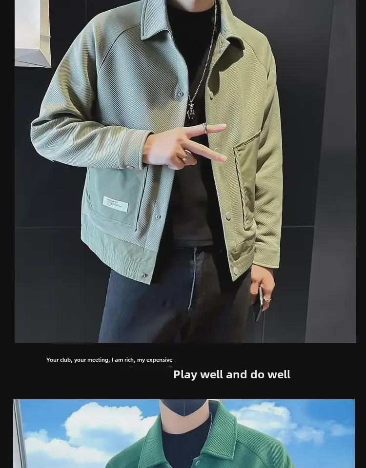 2023 Men's Youth Versatile Baseball Jacket - Trendy Casual Spring/Autumn Top