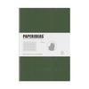 PAPERIDEAS Notebook, B5, Soft Cover (Grid, Olive Green)