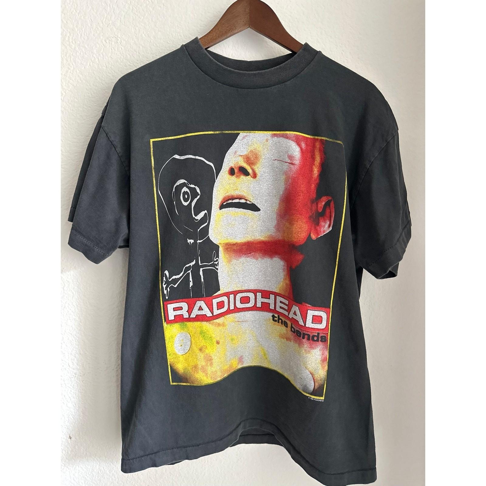 Radiohead The Bends Reprint black color reprint shirt AN67694 L