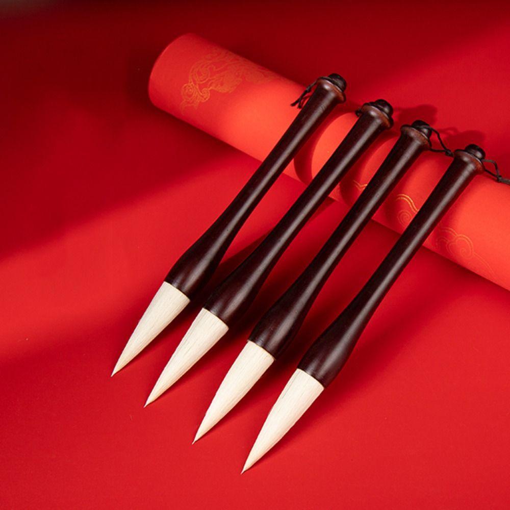 Trichterförmiger Wollhaar-Pinselstift Große Größe Chinesischer Malpinsel Reguläre Siegelschrift