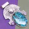 Azurite Necklace Malachite   Gifted Pendant Gemstone Jewelry