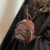 2025 Summer New Korean Version Bow Mini Backpack Niche Design Retro Premium Texture Handbag