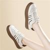 Casual sports little white shoes retro literary style thick-soled cm new heightening daily round head trend versatile women's shoes