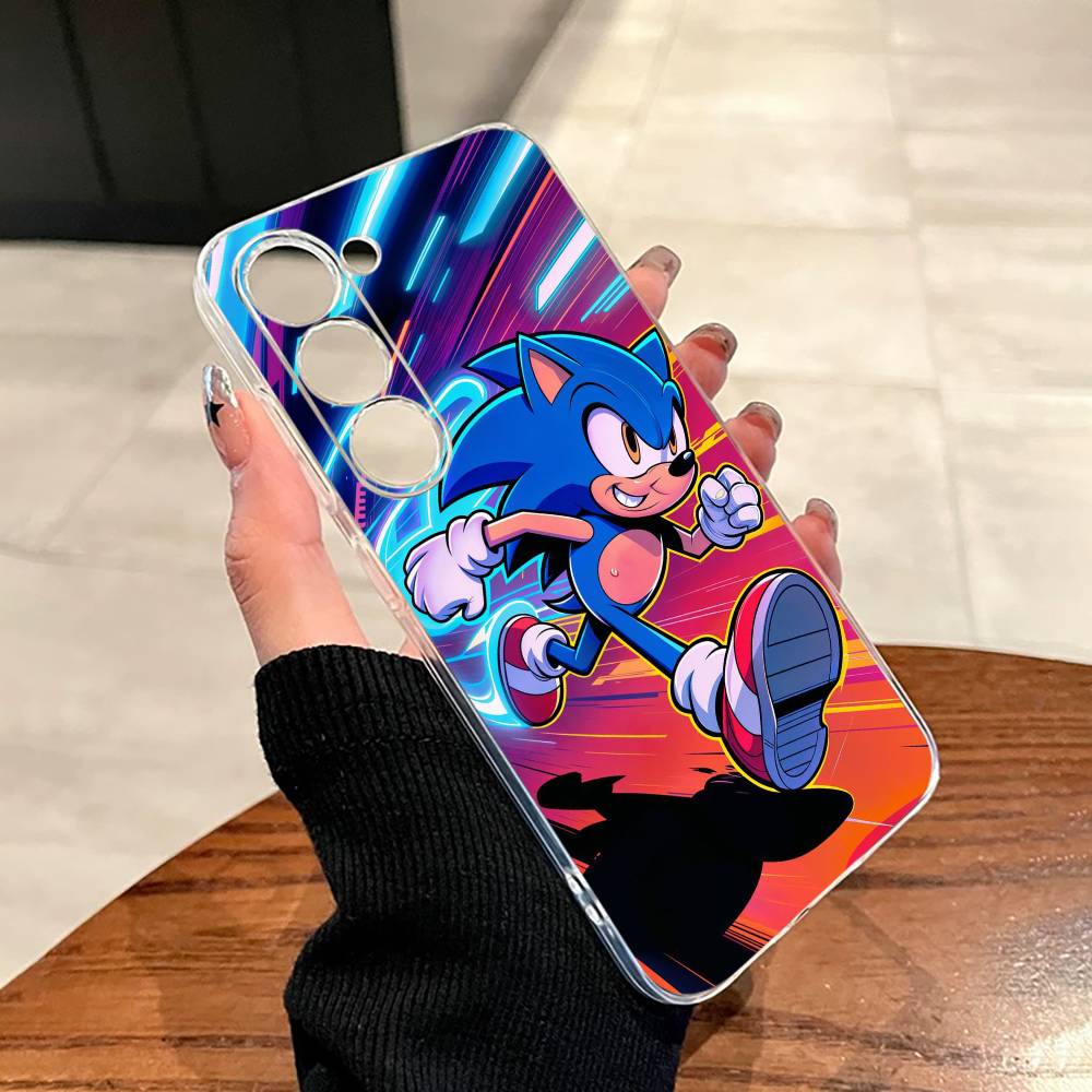 Game S-Sonic The H-Hedgehog Phone Case For SamsungA10,12,20,21S,30,31,40,50,51,52,70,71 Transparent Cover Samsung a10