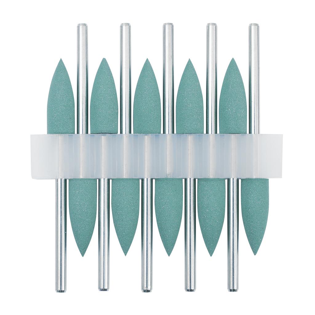 10Pcs/Lot 2.35mm Dental Silicone Rubber Polishers Burs Grinding Heads HP Shank Drill Rotary Teeth Whitening Dentist Tool