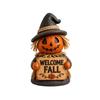 Wooden Fall Pumpkin Tabletop Decoration for Home Mantel Shelf Centerpiece
