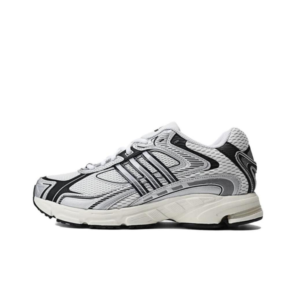 adidas Originals Antwort Stoff Polsterung Rutschfest Niedrig geschnitten Freizeit Laufschuhe Unisex Schwarz Silber Blau IG6226(Team15-)