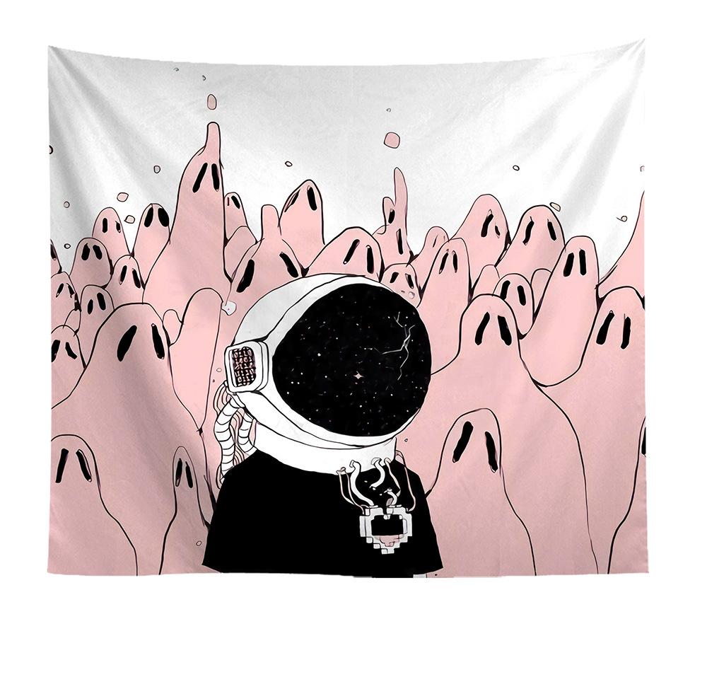 Флуоресцентный гобелен, настенный художественный гобелен, прямоугольный настенный гобелен, настенная роспись, гобелен, Настенный декор, домашний декор, гобелен 100x75cm