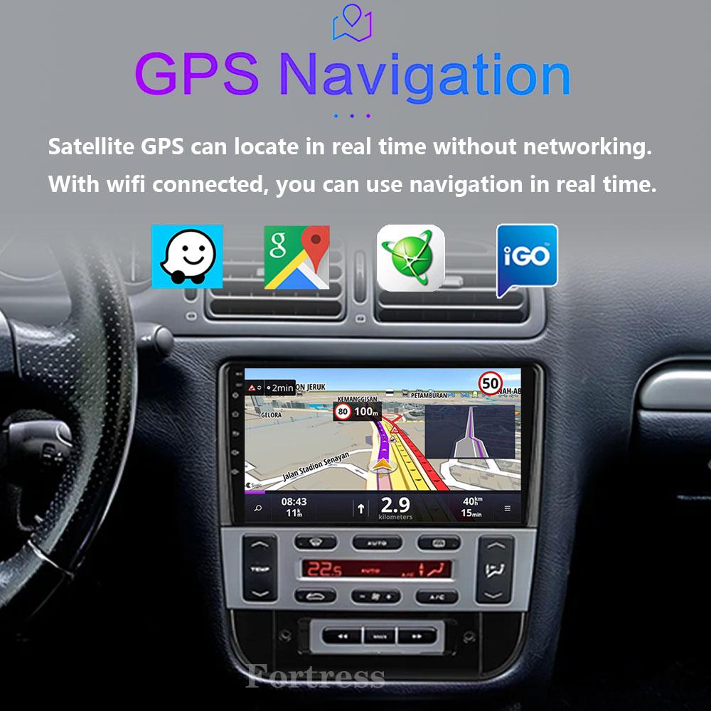 Fortress Android 14 For Peugeot 406 1994 - 2005 Autoradio Multimedia Radio Carplay Car Stereo GPS Navigation Head Unit Auto WIFI