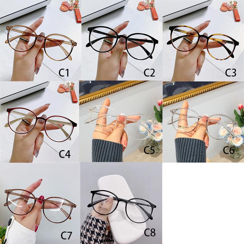 Anti-blue Light Glasses Fashion Round Eyewear Women Men Daily Commute Eyeglasses Blue Light Blocking Man Lady Computer Eyeglas