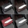 Leather Car Tissue Box Car Towel Napkin Paper Rack Storage Bag For Mercedes Benz W203 W204 W205 W210 W211 W212 W221 W222 CLS CLA