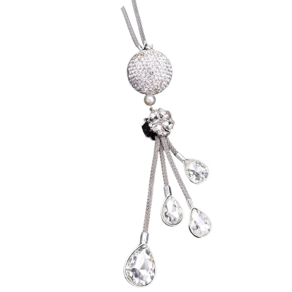 Car Rearview Mirror Pendant Universal Auto Decor Exquisite Shiny Crystal Craft Hanging Decors Interior Pendants