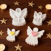 Angel Mold Flexible Non-Stick Angel Shape Silicone Candle Mold Ice Cubes Desserts Soap Making Baking Mold DIY Scented Candles Resin Ornament