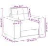 3 Piece Sofa Set Wind Red 221 x 80 x 80 cm Linen Blend Fabric