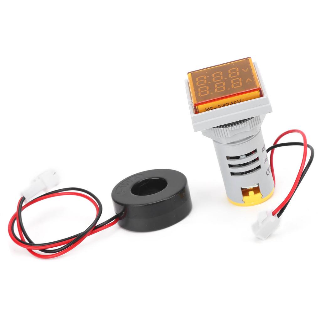 AD16‑22FVA 2in 1 Voltmeter Ammeter Voltage Current Meter Tester Measuring Indicator