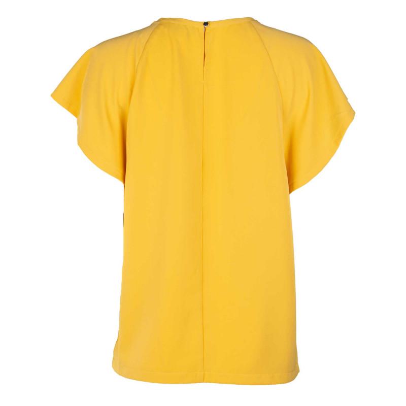 Blouse unie manches courtes volantées Femme MOLLY BRACKEN