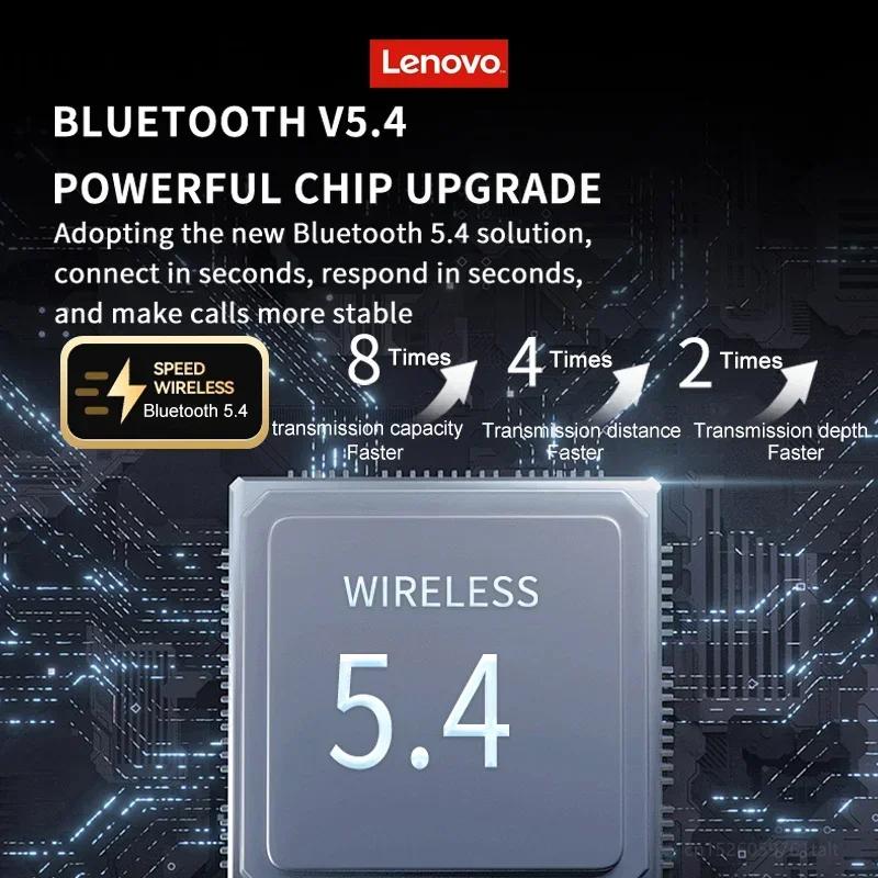 Originální sluchátka Lenovo EA120 Bluetooth 5.4 Sportovní sluchátka s redukcí hluku Herní sluchátka s dotykovým ovládáním Sluchátka s mikrofonem NOVINKA