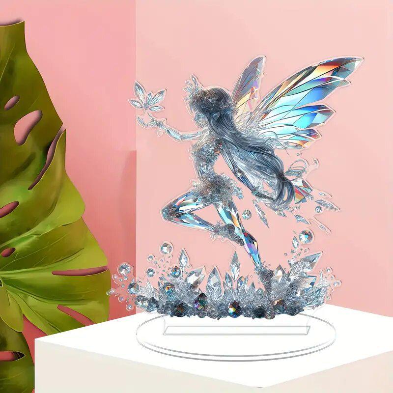 Crystal Fairy Acrylic Display Stand - Valentine's & Mother's Day Gift Ornament