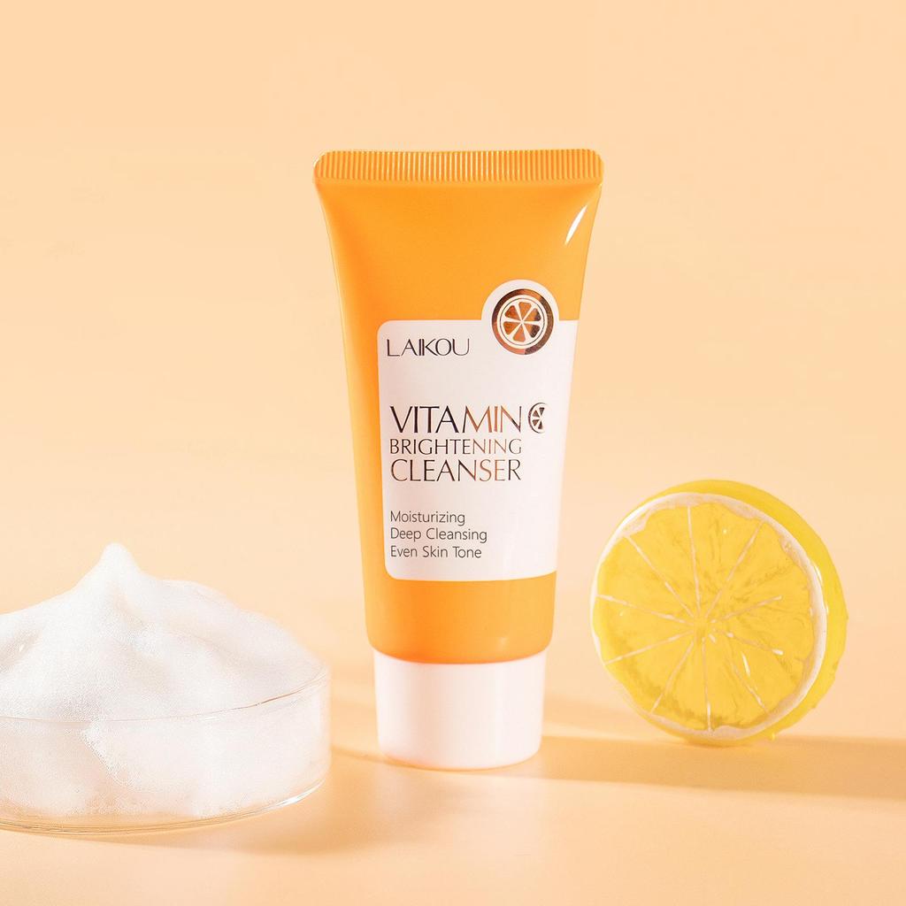 Laikou Vitamin C Hydrating Facial Cleanser - Moisturizes Skin & Cleans Pores.