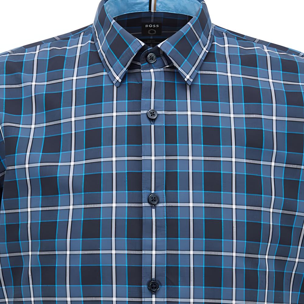 Hugo Boss SS22 Shirt Men's Dark Blue 50468957-404