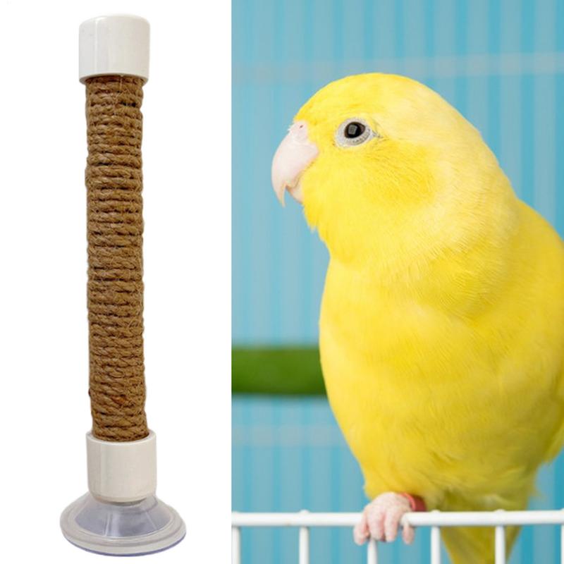 Suction Cup Bird Window And Shower Perch Toy For Parrot Macaw Cockatoo African For Grey Conure Parakeet Parrot bracket