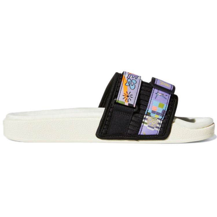 Adidas Adilette 2.0 Slide Pride Pack - Love Unites Unisex Sneakers White Off-White Core-Black GW2411