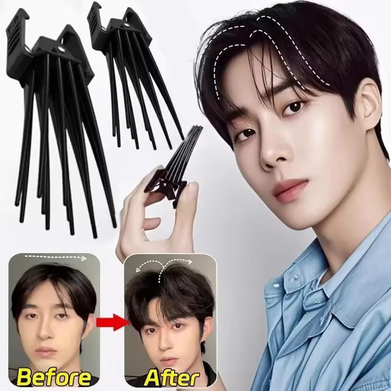 2pcs Fashion Fluffy Hair Clip Pins Curling Bangs Hair Roots Curling Fixed Shape Styling Tools Fluffy Hairclip Headwear Accessory