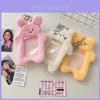 Plush Bunny Card Holder With Cartoon Animal Design For Students And Collectors