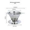 Reusable Stainless Steel Pour Over Coffee Filter No Paper Needed Eco Friendly Dripper for Daily Home Coffee Brewing
