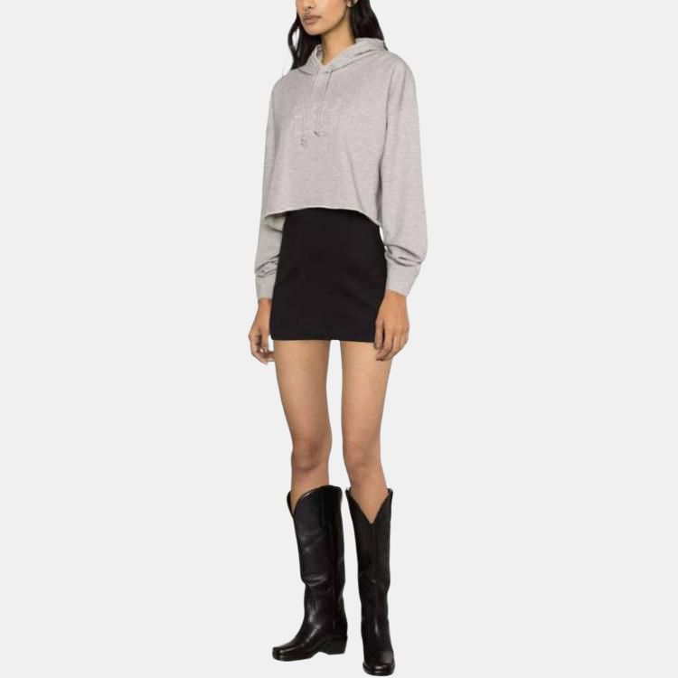 Ganni Ss23 Hoodie Women hoodies Gray T3567921