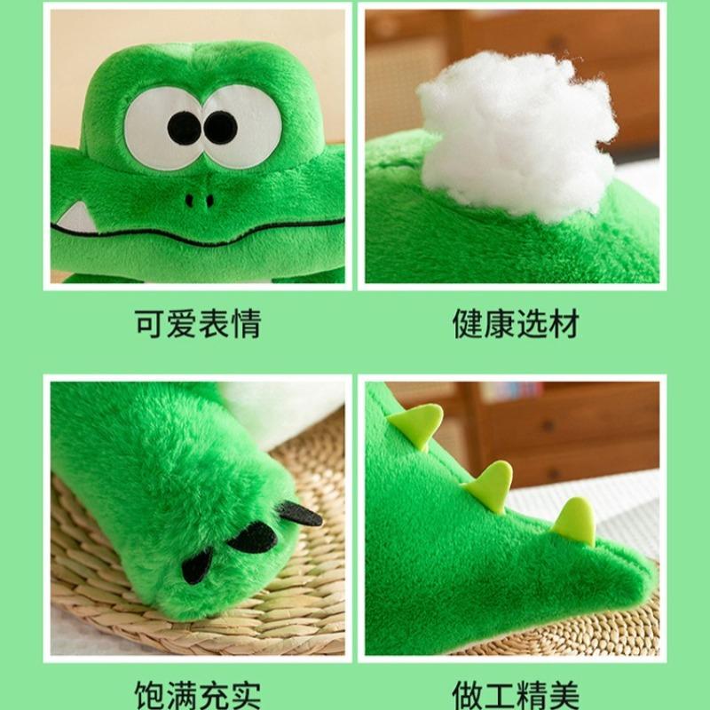 3550Cm Crocodile King Cartoon Doll Pillow Plush Toys Stuffed Animals Crocodile Plush Doll Sleep Pillow For Boys Birthday Gift