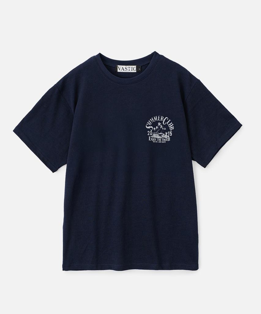 VASTIC Summer Club T-Shirt_Navy