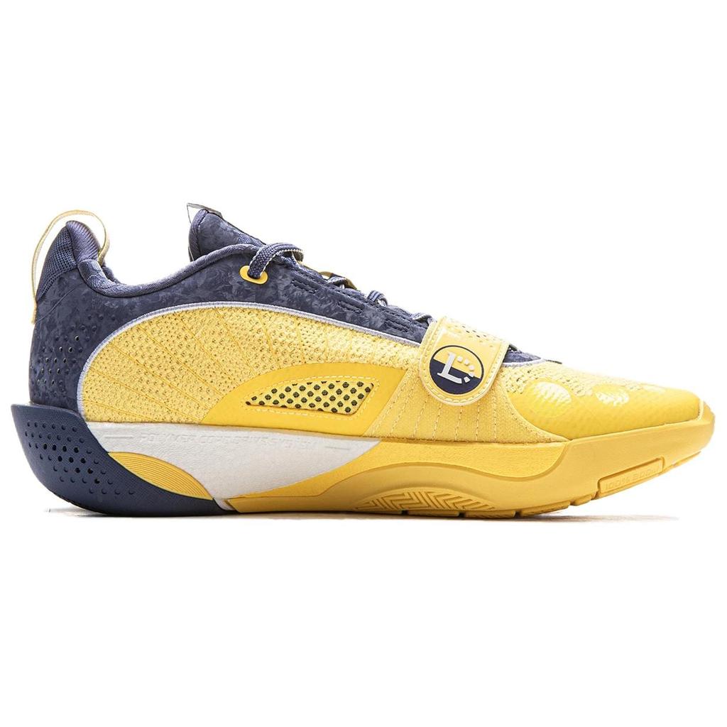 Li Ning Wade All City 13ENCORE Scarpe da Pallacanestro Basse da Uomo Sabbia Latte Corona Blu ABAV043-2
