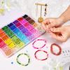 42 Colors 4mm Glass Seed Beads for Bracelets Making, 8400pcs Friendship Bracelet Making Kit, Small Glass Beads for Jewelry Making