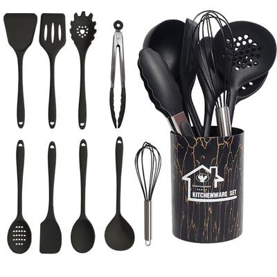 ZISIZ 10-Piece Nordic Silicone Kitchen Utensil Set