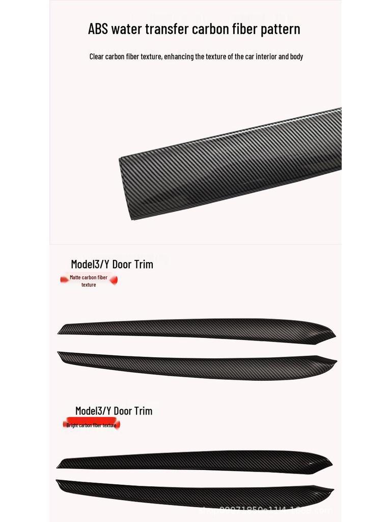 Tesla Model 3/Y Center Console & Door Trim Kit - Interior Modification Accessories