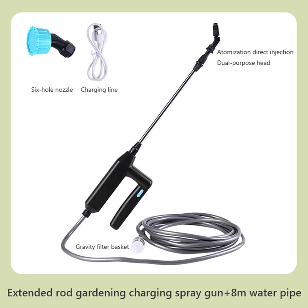 5L Electric Sprayer Rechargeable Automatic Atomization Plant Sprayer Gardening Irrigation Sprinkler Shoulder Type Watering Can