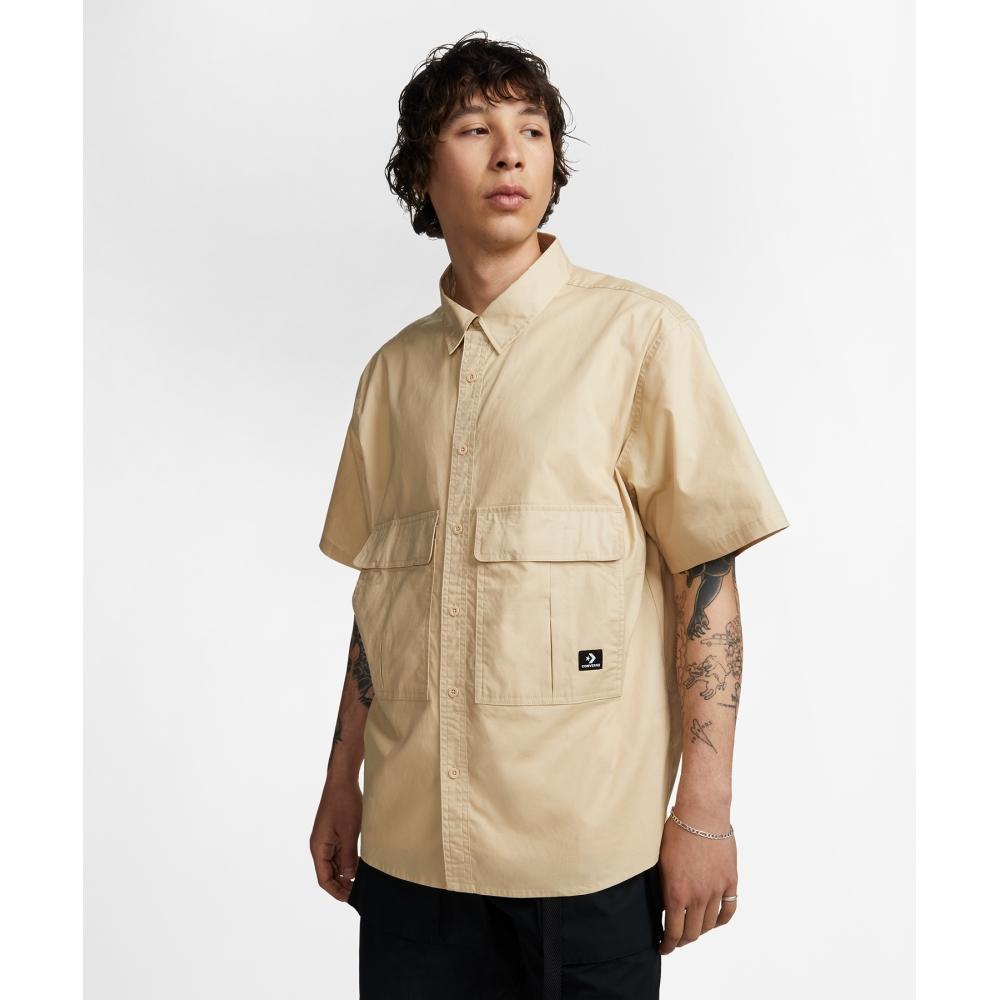 

Рубашка CONVERSE Woven Cargo Oat Milk 10024742-A02