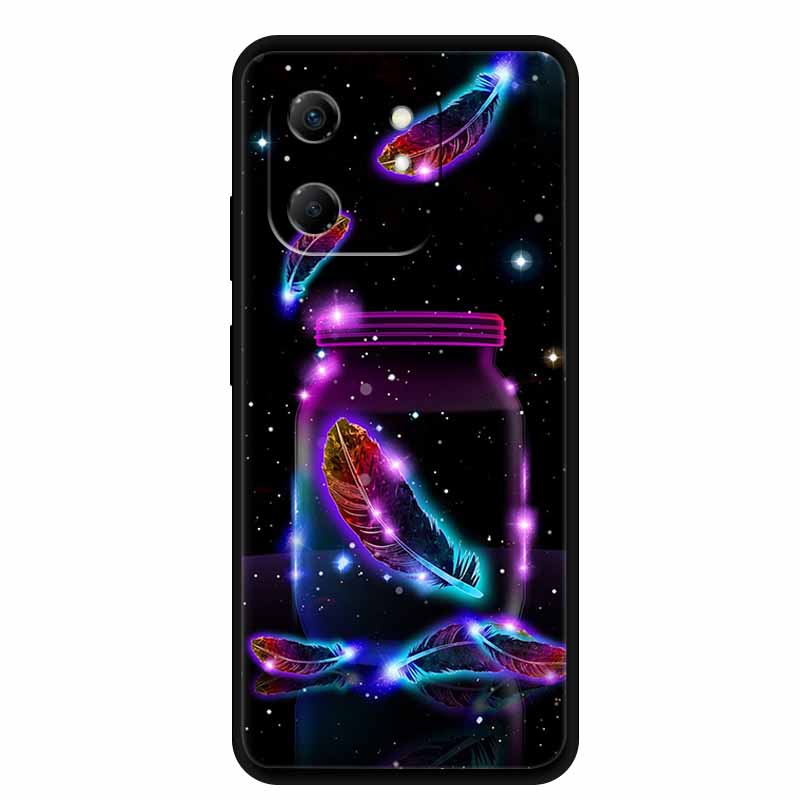 

Heavy Duty Anti-Drop Case for Infinix Hot 50i Anti-Fingerprint Shockproof Protective Phone Case Fade Resistant Soft TPU Cover Infinix Hot 50i