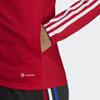 Adidas Striped Zip High Neck Long Sleeve Jacket Retro Sports Jacket Women Jacket Red HS3512