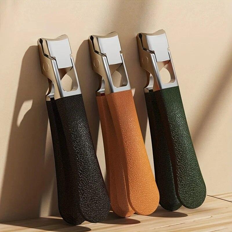 Professionelles Maniküre- und Pediküre-Werkzeug, Nagelknipser mit großer Öffnung, spritzwassergeschützt, superdicker Nagelknipser, geeignet für dicke Nägel