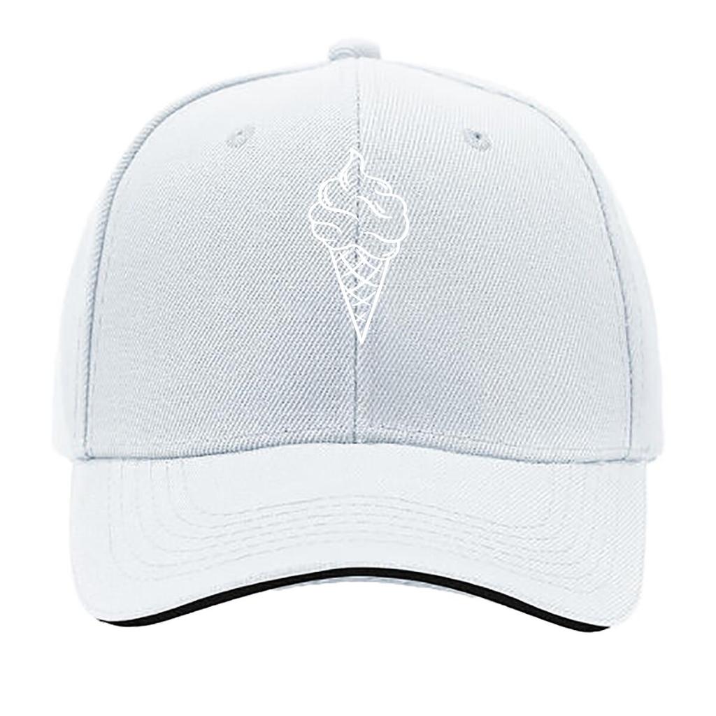 National Ice Cream Cone Day Ice Cream Sun Caps Luxury Cap Anime Hat Hat Beach Golf Wear Unisex Women Sandwich Baseball Cap