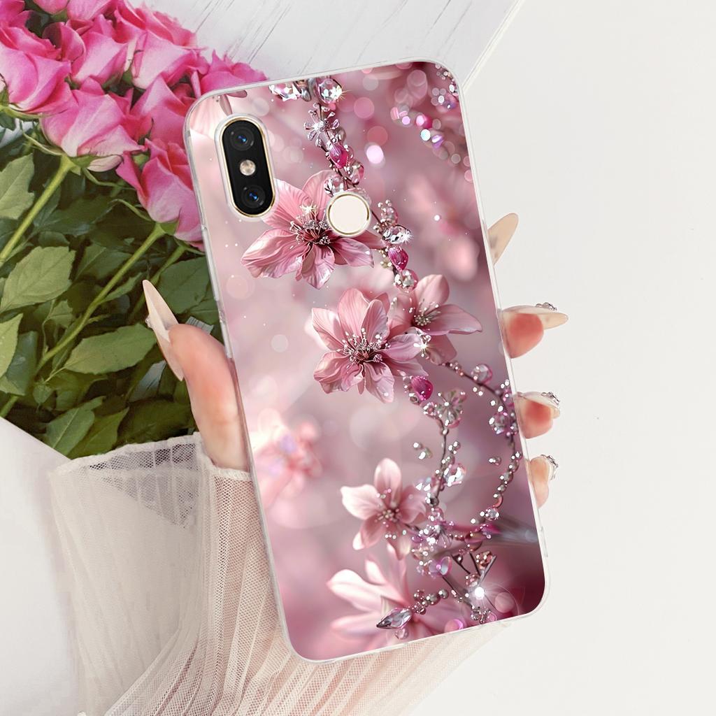 For Xiaomi Mi 8 Pro Case Cute Lion Fashion Painted Cover Soft Slim Phone Case For Xiaomi Mi 8 Lite 8Lite Mi8 Pro Back Cover Bags
