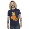 Winnie the Pooh Halloween-T-Shirt aus Baumwolle mit Kürbismotiv für Herren