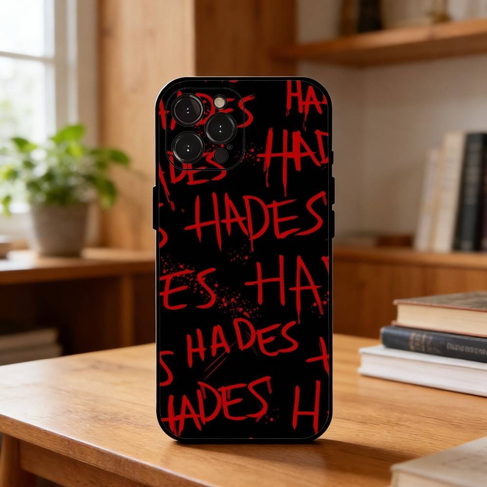 Rapper H-Hades 66 Phone Case For iPhone17 16 15 14 13 12 11 Pro Max Plus,5G Soft Black Case