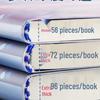 High-Value A5 Notebook: Thickened B5 Plastic Cover, INS Style, Lay-Flat, Lined for Student Use.